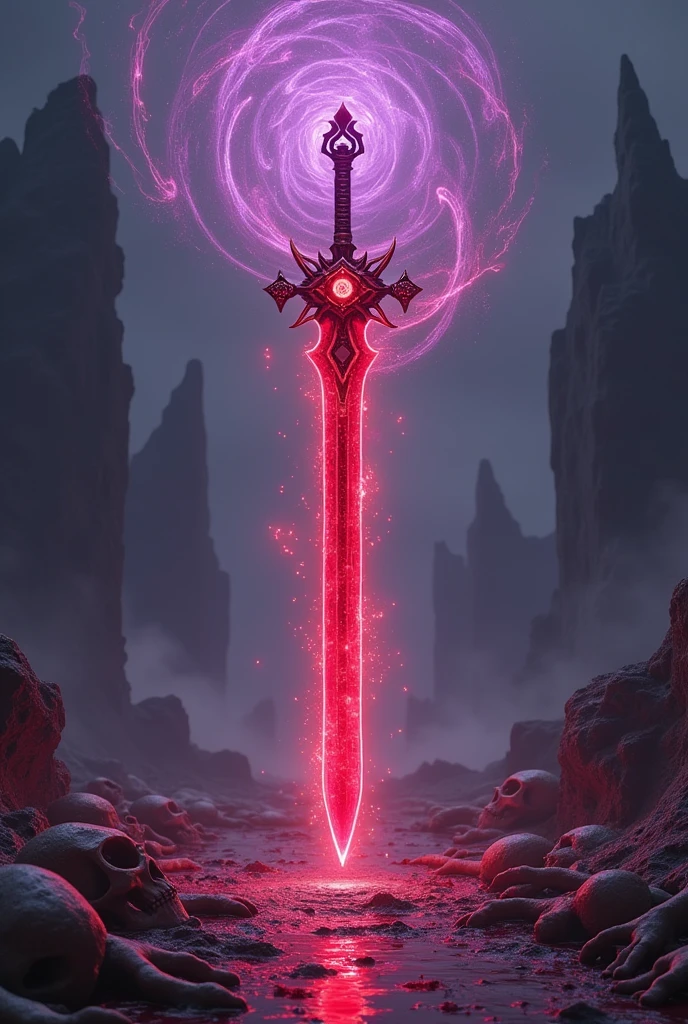 Sword of ashura red with purple mystycal aura,killing aura,the moon slash,earth shatter,ultra detailed red killing rune on sword,divine god weaponery,ultra detailed sword,dead human background,bloody background,skull everywhere,the river of blood,super high realistic sword,better quality, 24K ultra hd,((masterpiece))undefined, undefined, undefined, undefined, undefined, undefined, undefined, undefined, 