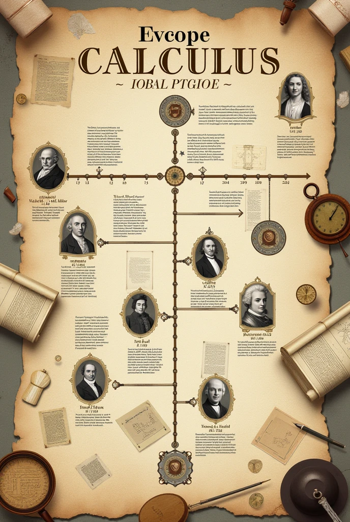 A TIMELINE OF HISTORICAL CONTRIBUTIONS TO THE DEVELOPMENT OF CALCULUS