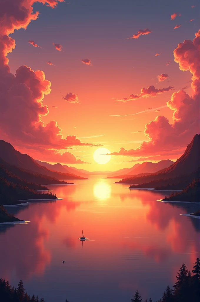 Create a beautiful sunset