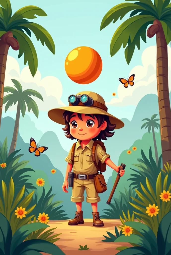 “I” letter safari theme for birthday