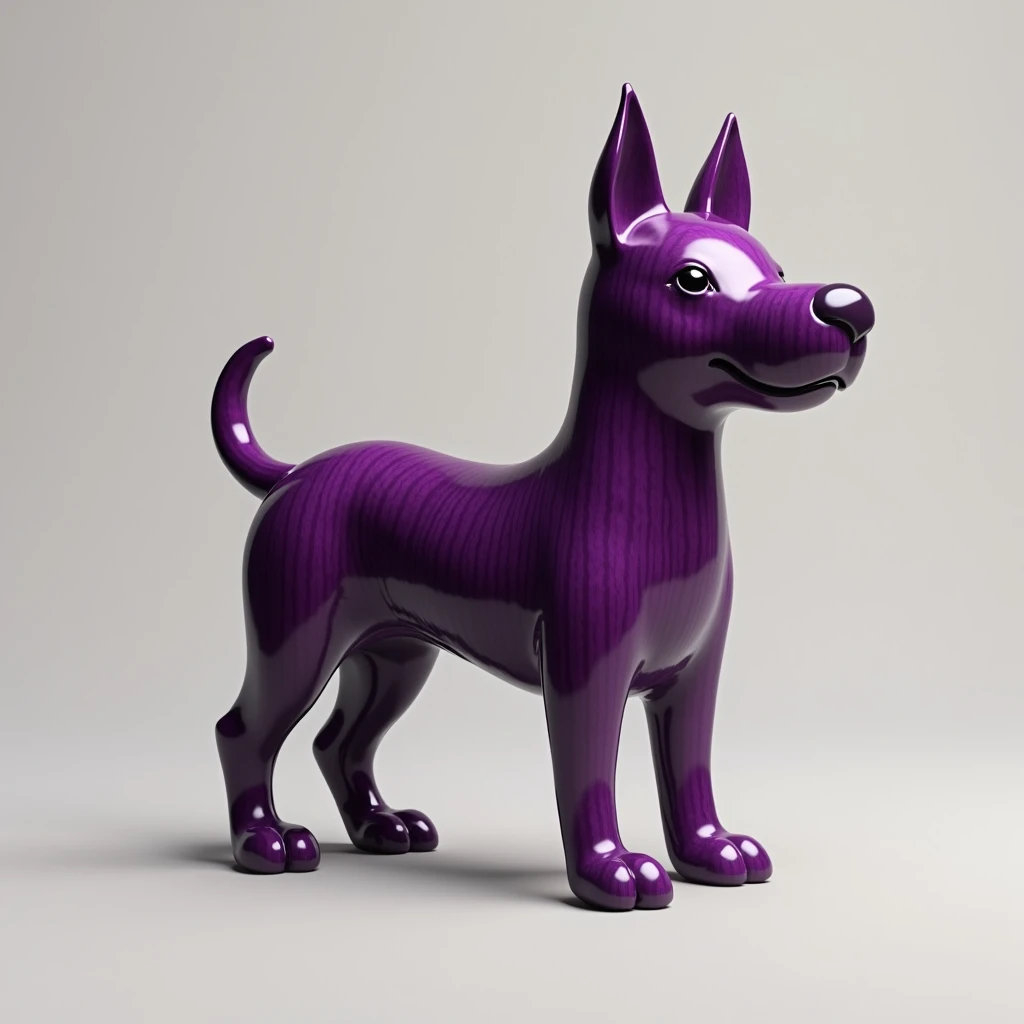 Dog made of brinjal.