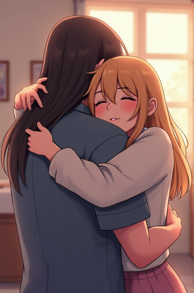 Danna hugging me