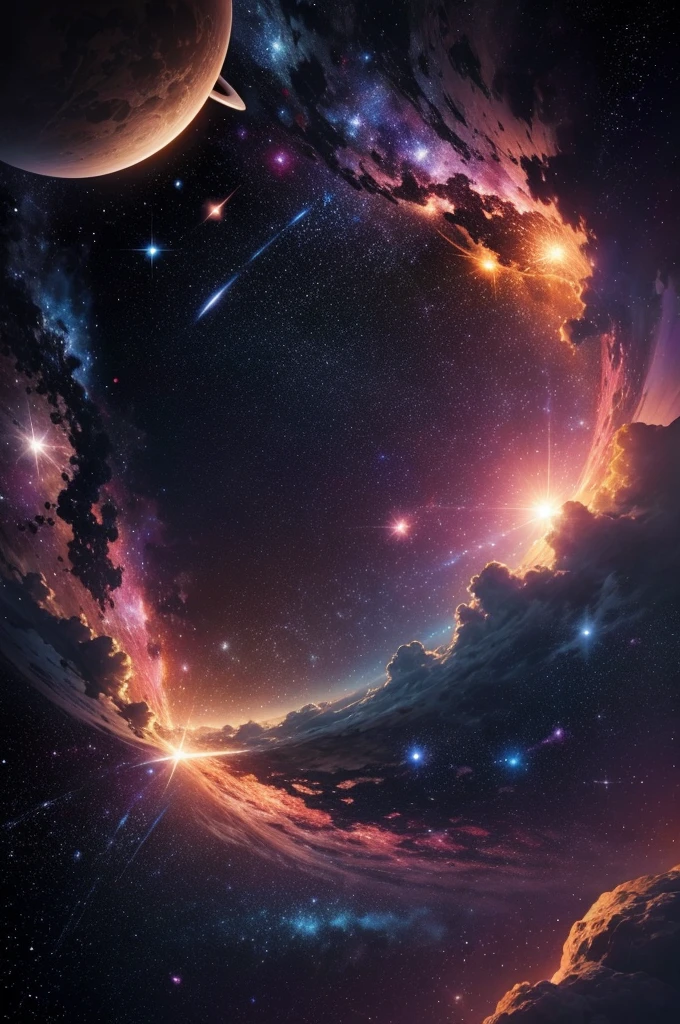 space, stars, planeyas, 4k, high resolution
