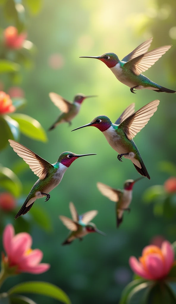 Hummingbirds Fly Backward