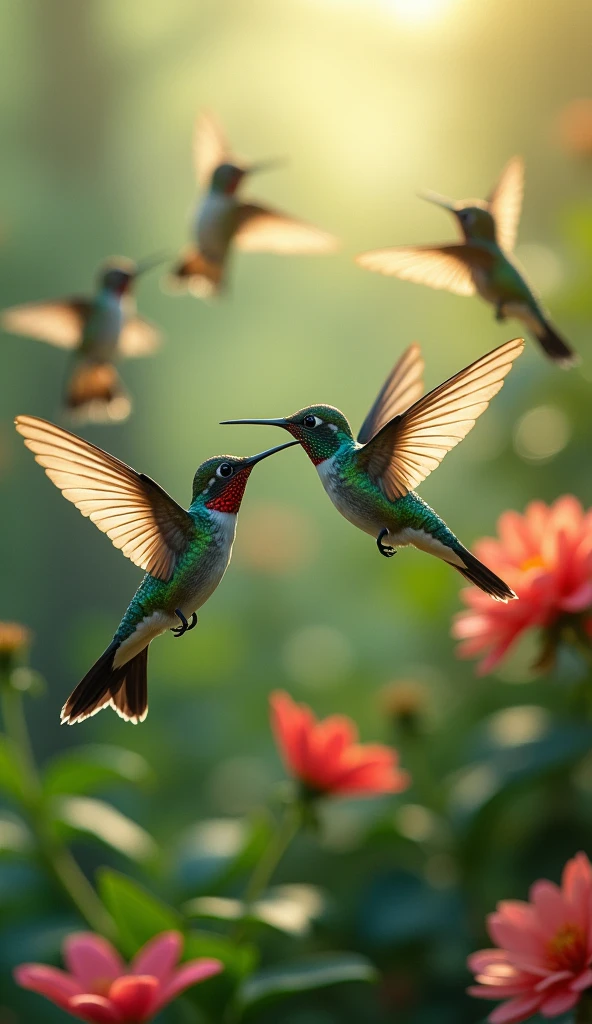 Hummingbirds Fly Backward