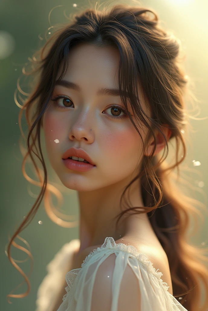 One girl, 