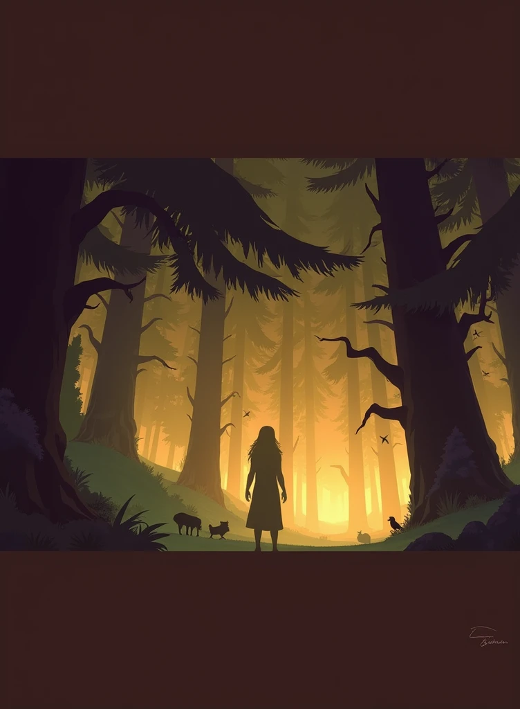 In the woods
