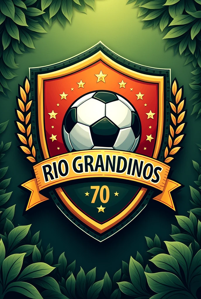 create a football team shield called “rio grandinos” in 2D