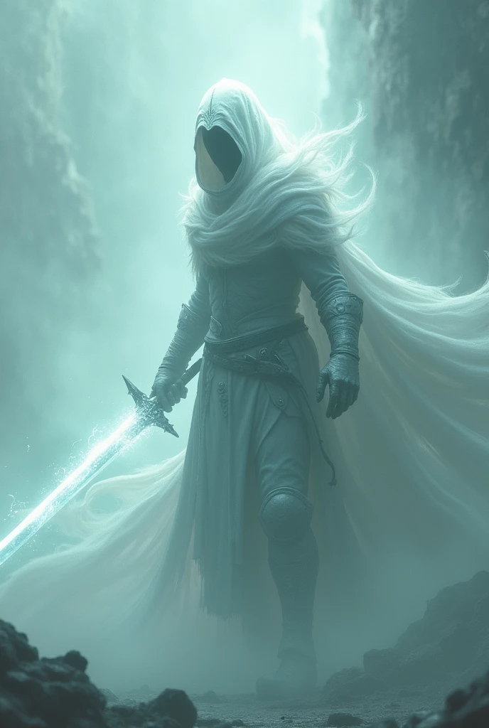 A ghostly warrior whose form is partially obscured by a swirling mist. His armor appears light and ethereal, and his weapon, a sword, seems to cut through the air like a breeze. His eyes are pale and misty.
- **Powers**: He can manipulate mist, creating dense fogs that obscure vision and confuse enemies. He can also turn his body into mist to avoid attacks, or create illusions that disorient his foes. His strikes are swift and silent, like a whisper in the wind.
