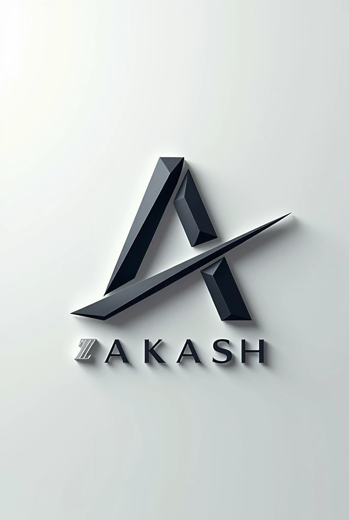 Akash name unique logo