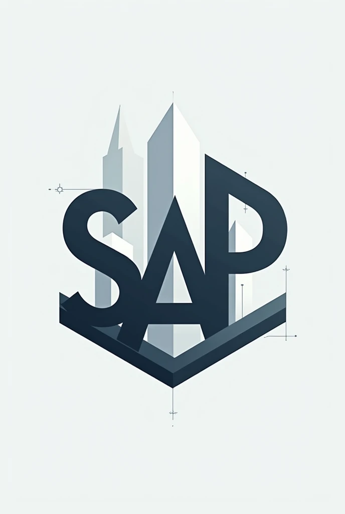 S A PARMAR logo with civil engineer BUILDING