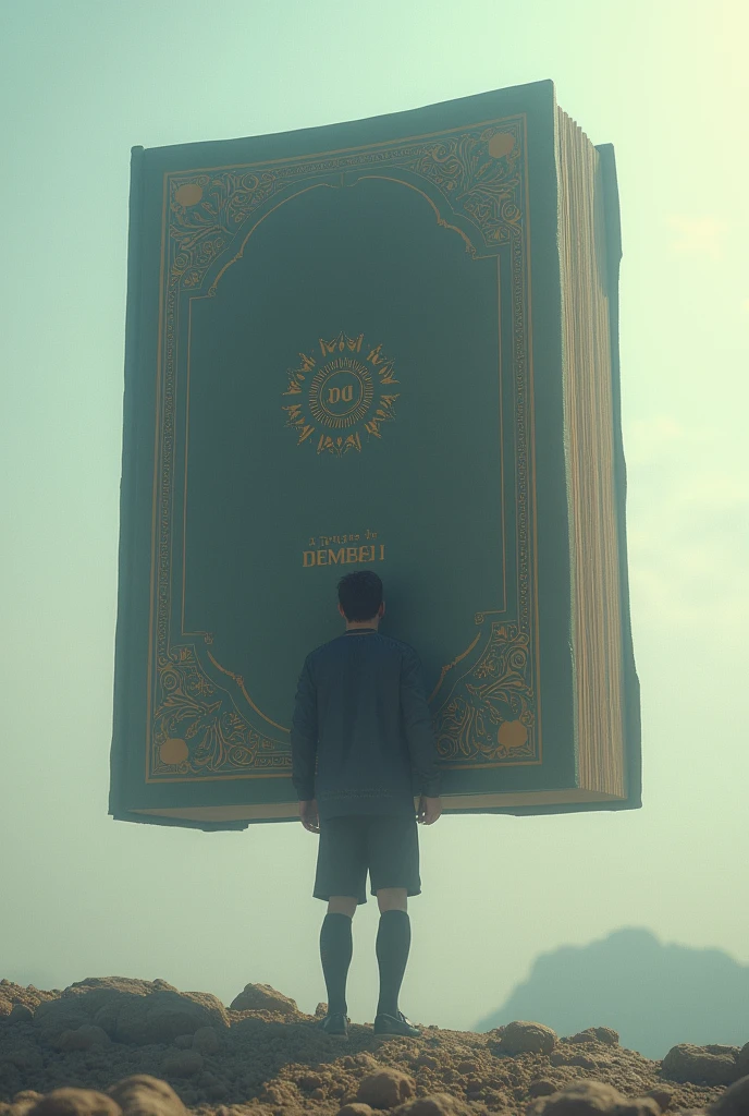 messi is laying up a huge huge big book
