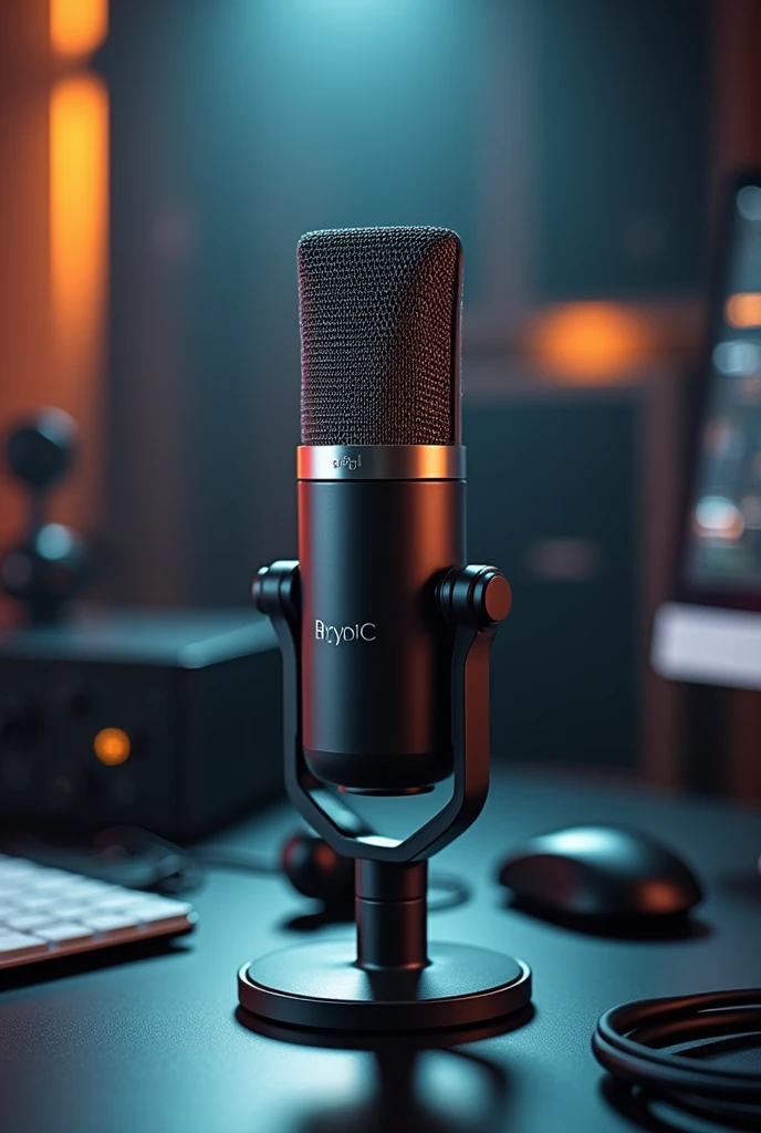 Please create a banner for me about the microphone set with the following content and images.