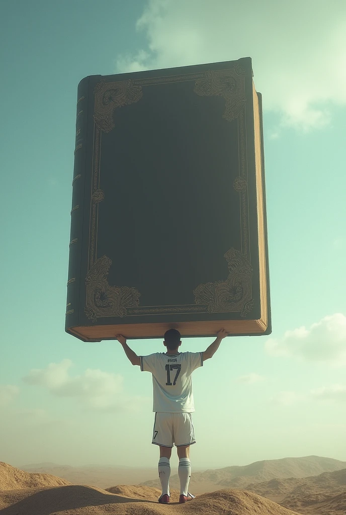 messi is laying up a huge huge big book