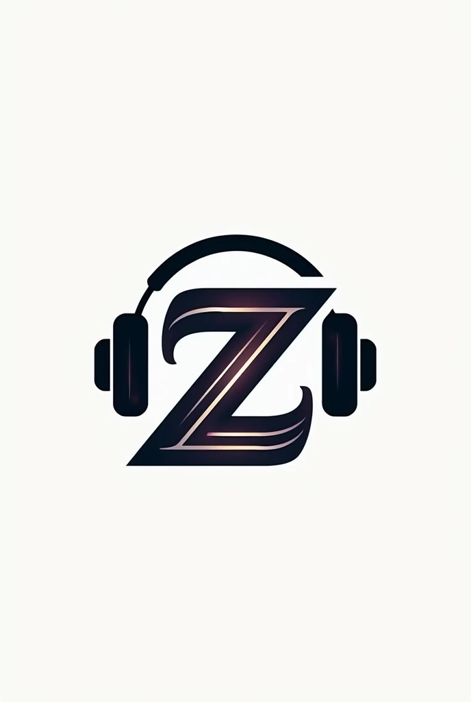 Make me a logo with the letter Z and some DJ headphones