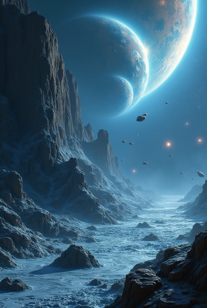 Water arrived on Earth in the form of ice carried by comets and asteroids during the Late Heavy Bombardment, about 3.9 billion years ago