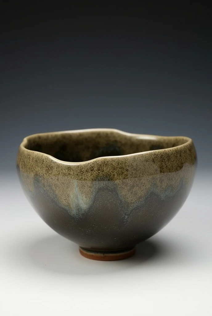 ((Highest quality)), ((masterpiece)), (detailed), Ceramics, (Yohen Tenmoku tea bowl)