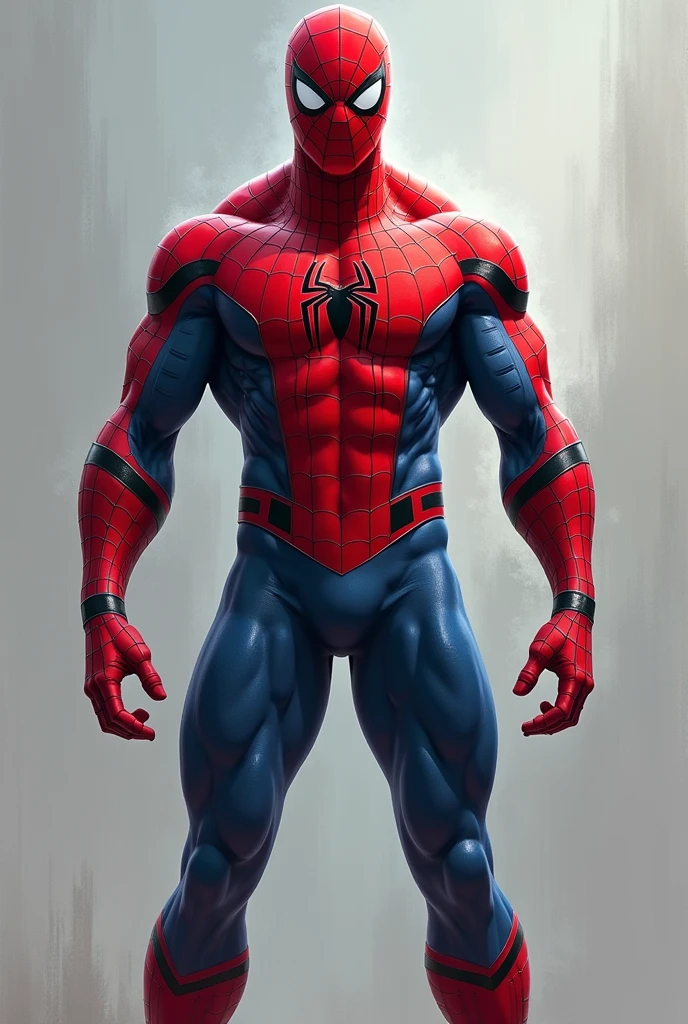 Spider-Man, mask on, big bulge ,abs, muscular