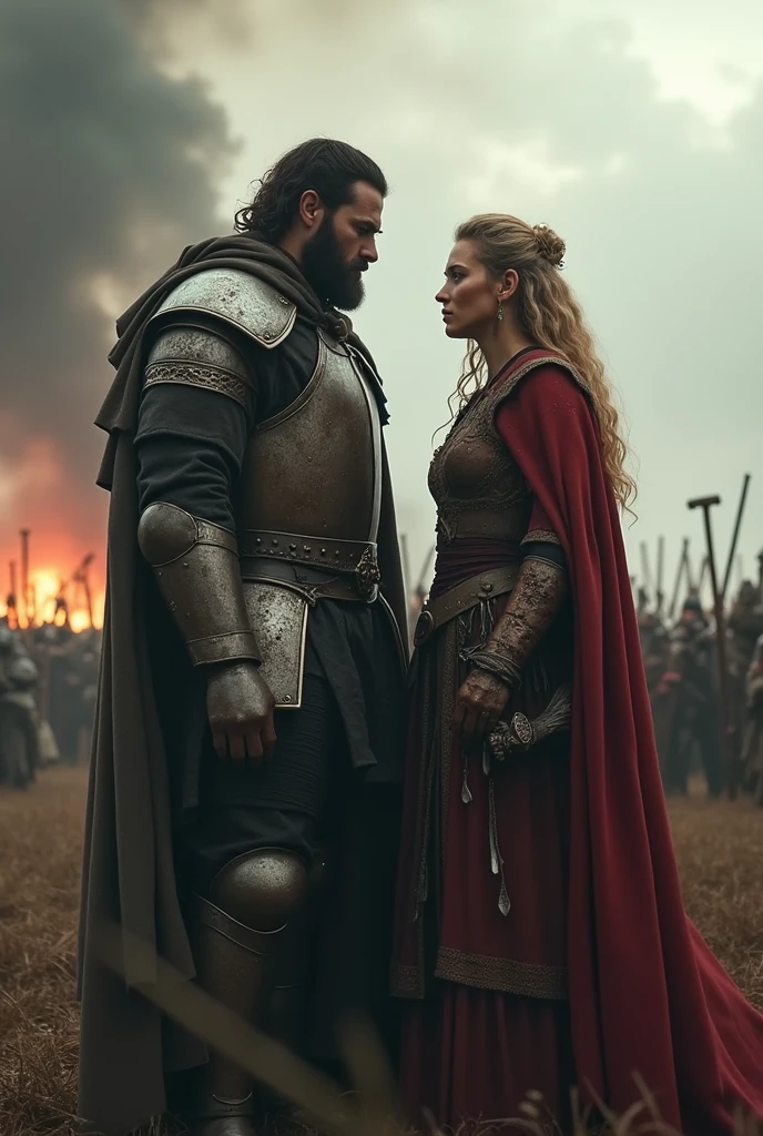 THE MOST HONORABLE DEATH OF THE KING AND FAITHFUL FRIEND IN THE EPIC BATTLE