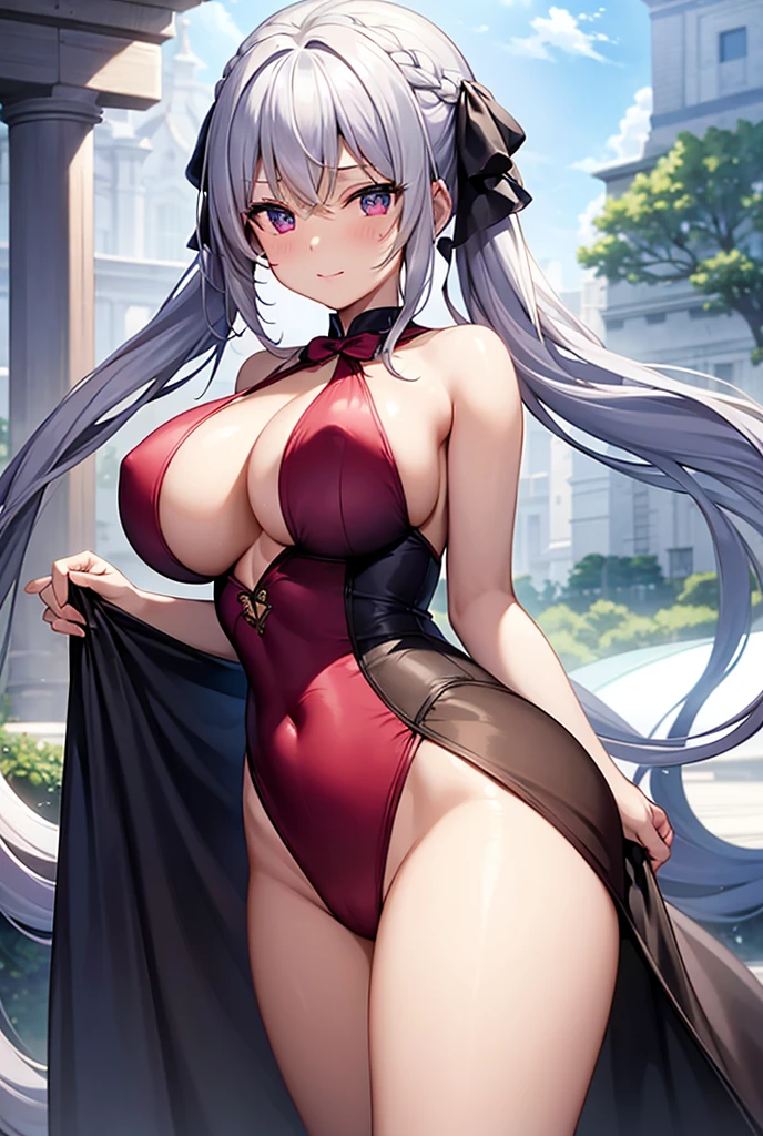 ((masterpiece)), ((Best quality)), (high resolution), (illustration), (an extremely delicate and beautiful), (ultra detailed beautiful face and eyes), nsfw, 1girl, leaning forward, YukineChris, long hair, purple eyes, twintails, low twintails, ahoge, large breasts, fishnet pantyhose, red a bow tie, volumetric lightning,
detailed skin texture, detailed, volumetric shadow, anime screencap,Highest quality, Sorceress, ancient babylonian nobility, ((tan skin:1.2)), (brown skin color),Long hair, twin braids, hair ornament, wine colored hair, smile, Below average size breasts, bare shoulders, (underboob:0,Red leotard)clothes get torn、Cross your arms,front、Leg spread、Groin、bikini、Two Piece、Yukine Chris、Bi、紺Bi、Wet、On the skin、Wet condition、Wet_shirt,Wet _underwear、tear_underwear
8K, masterpiece, Best_quality, high_resolution, ultra_details, detailed, 1girl, 独奏, looking_at_viewer, upper_body, braid, blurry, bangs, white_hair, blurry_background, cchurch, Blue_dress、hair_ribbon, hair_between_eyes,
sidelocks,depth_of_field,light_particles,sun_shine,snow、french_braid, Alphonse Mucha Style, sharp focus, perfect hands, perfect face, perfect eyes, perfect light, dynamic light, natural light, Masterpiece, Best quality, Lying down、sleep