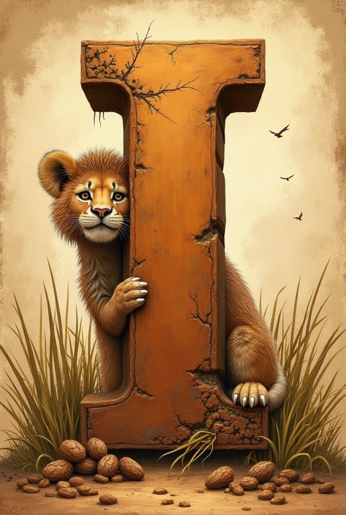 “I” letter for safari theme birthday
it is letter i not L
Big letter
i dont like the design i like the design earlier
The other design
Like that but the letter is brown color