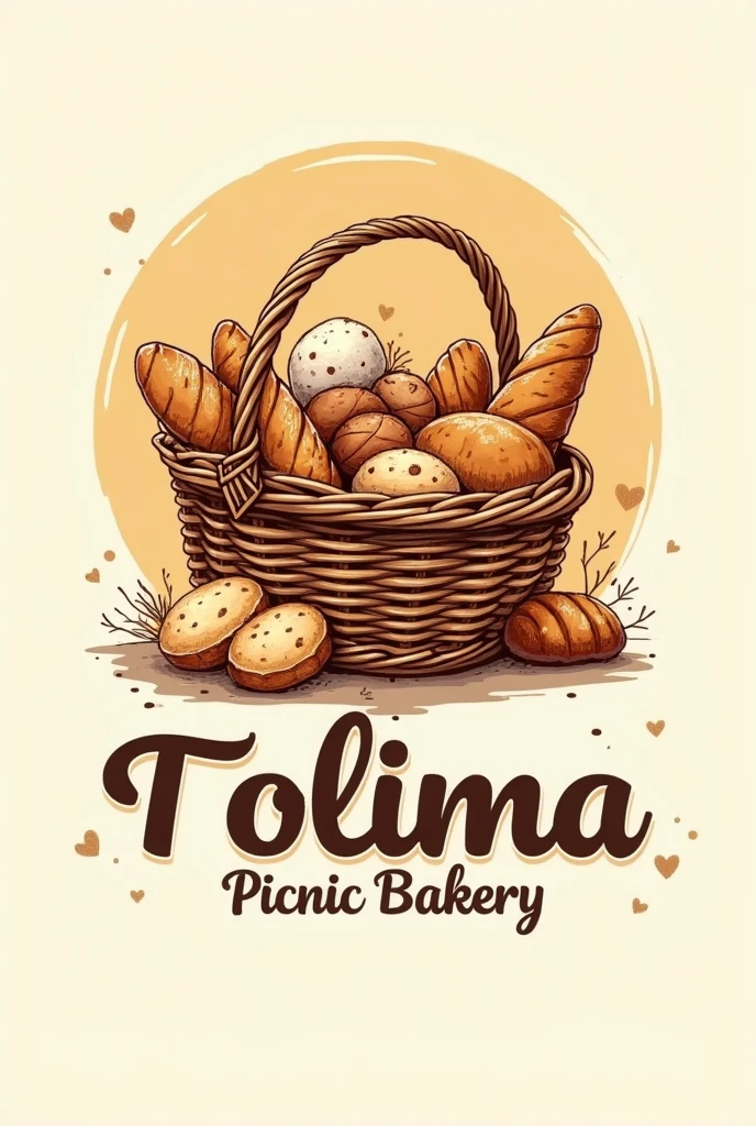 a logo for a Bakery with the name "Tolima pICNIC BAKERY"