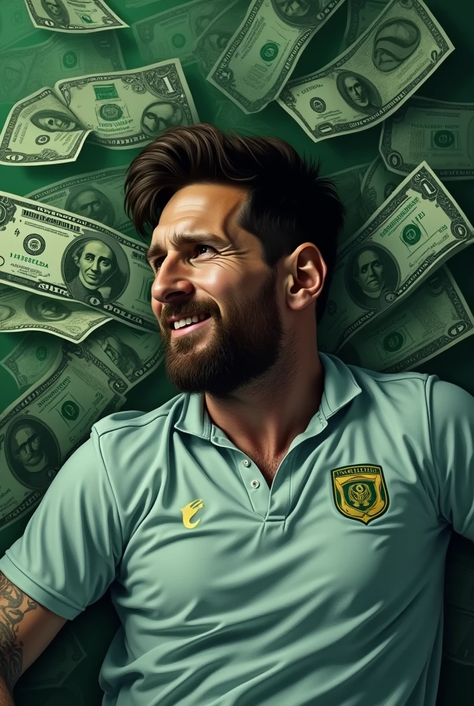 Messi is lying up doller
