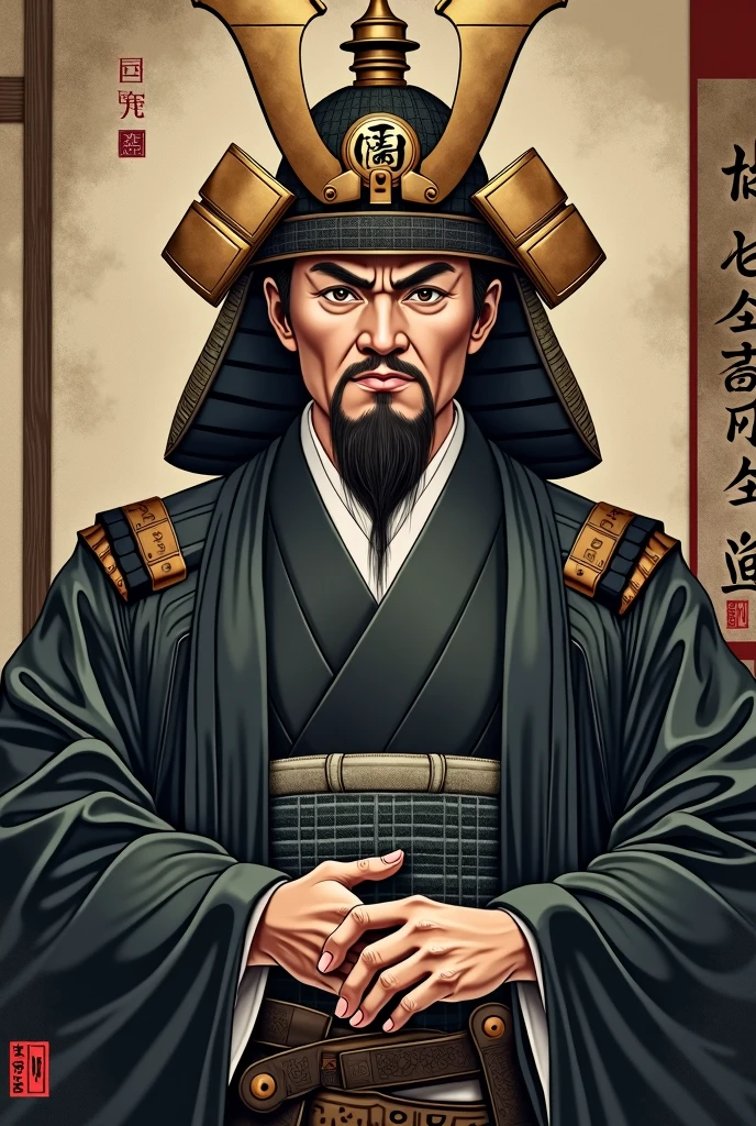 Historical figure Tokugawa Ieyasu