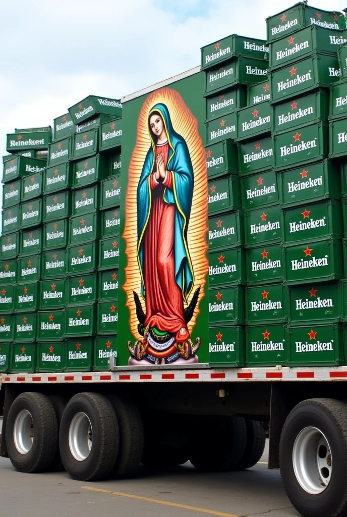 Our Lady of Aparecida Truck loaded with Heineken