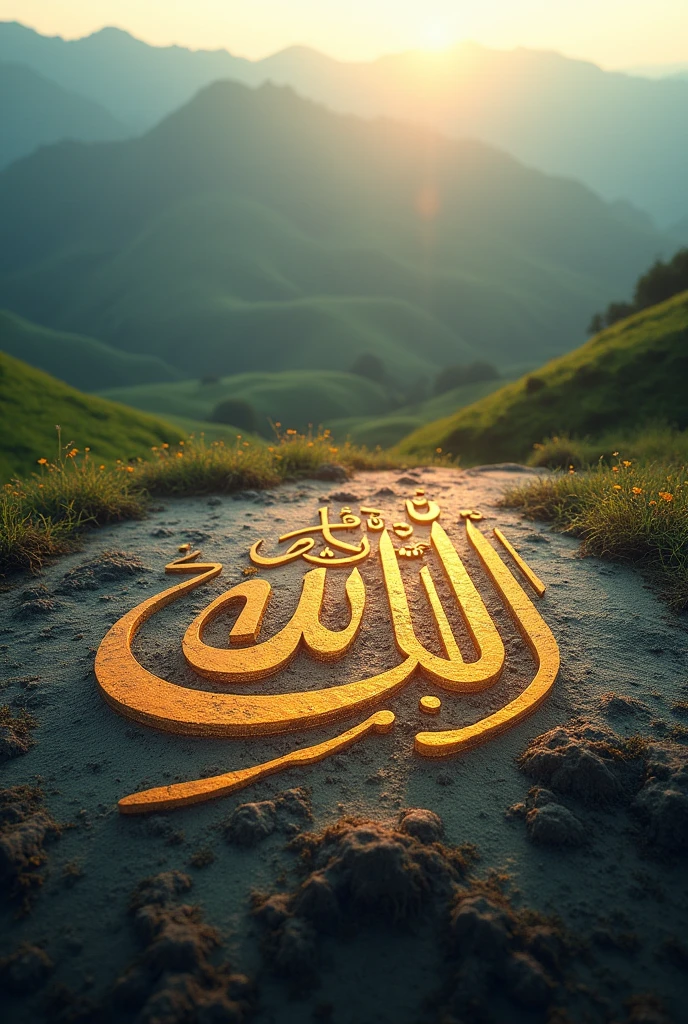 The name of allah in seen the earth 