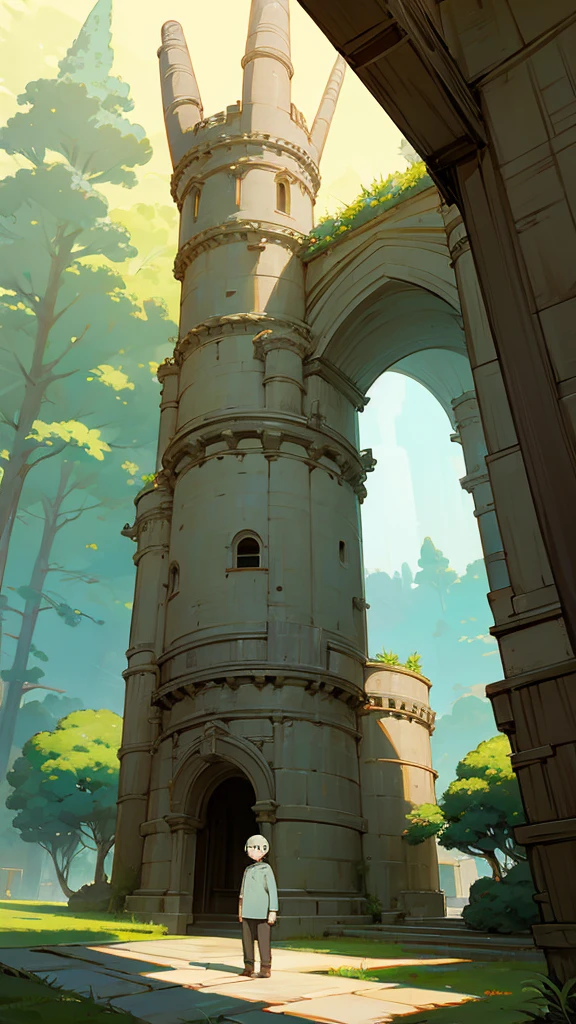 MBTI Test Architect Ghibli Style 1boy