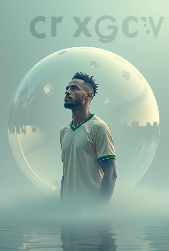 Neymar junior inside a bubble and in the background of the image the word crxgov is written