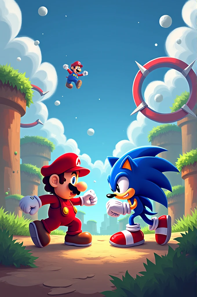 Mario vs sonic
