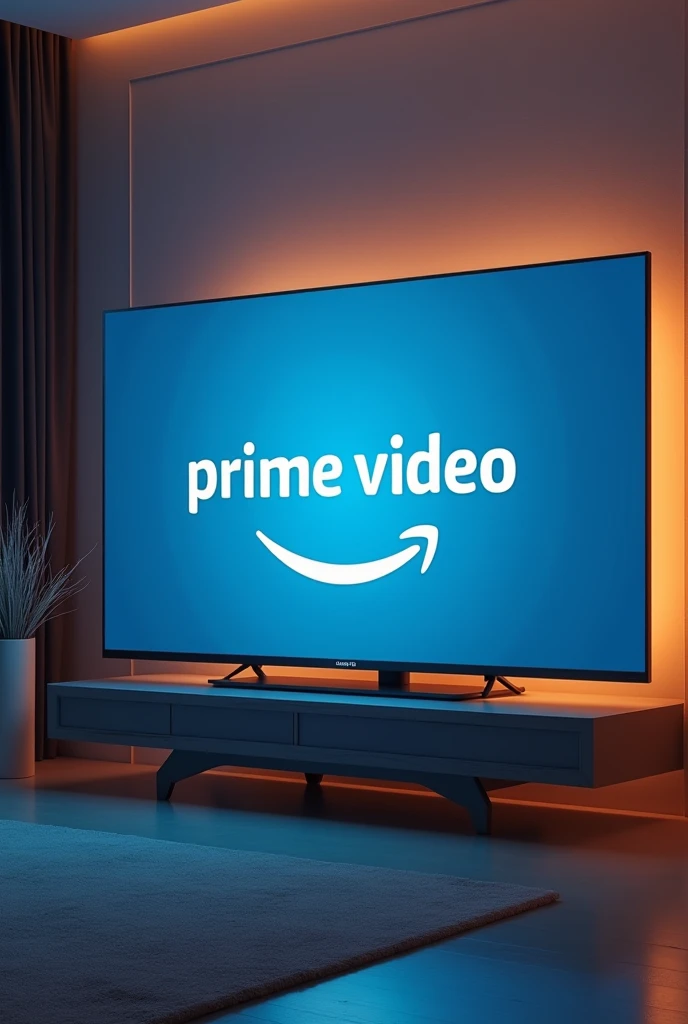 3d tv with primevideo logo