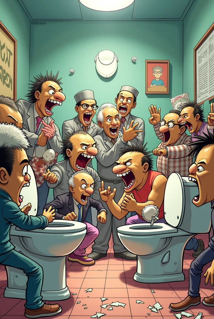 Tilin vs skibidi toilet pelea epica contra los papus