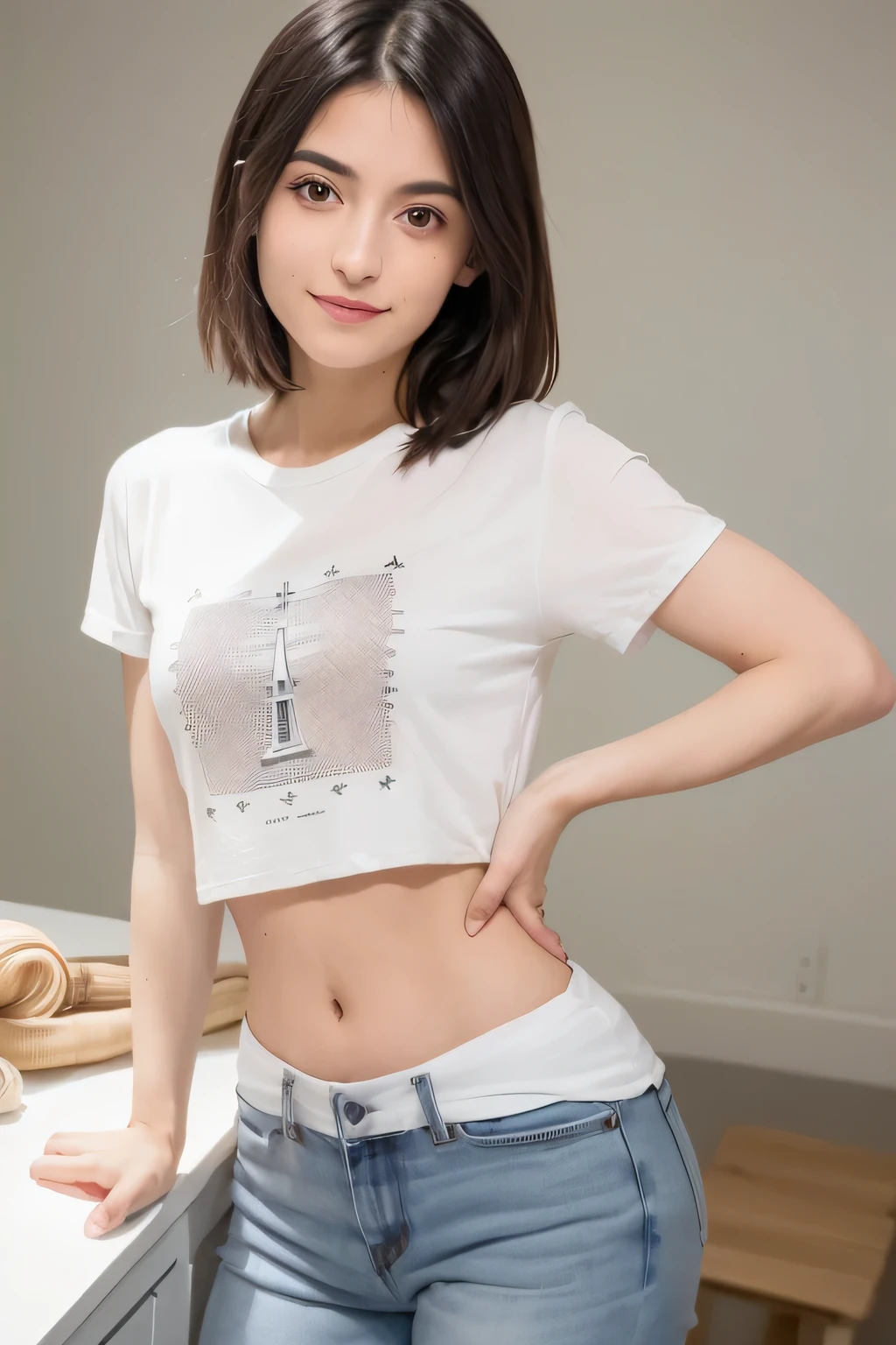 habillé, (photo Réaliste:1.4), (hyper Réaliste:1.4), (Réaliste:1.3),
(Un éclairage plus doux:1.05), (augmenter la qualité de l'éclairage cinématographique:0.9), 32k,
1fille,fille de 20 ans, Réaliste lighting, rétroéclairage, lumière sur le visage, Trace de rayons, (lumière éclaircissante:1.2), (Augmenter la qualité:1.4),
(peau à texture réelle de la meilleure qualité:1.4), yeux finement détaillés, visage finement détaillé, yeux finement de qualité,
(fatigué et somnolent et satisfait:0.0), gros plan du visage, T-shirts,
(Augmente l'humeur de la ligne du corps:1.1), (Augmente la beauté de la texture de la peau:1.1)