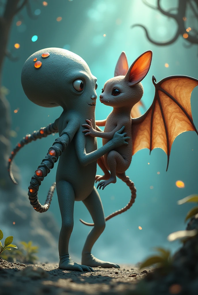 🐙 octopus and bat