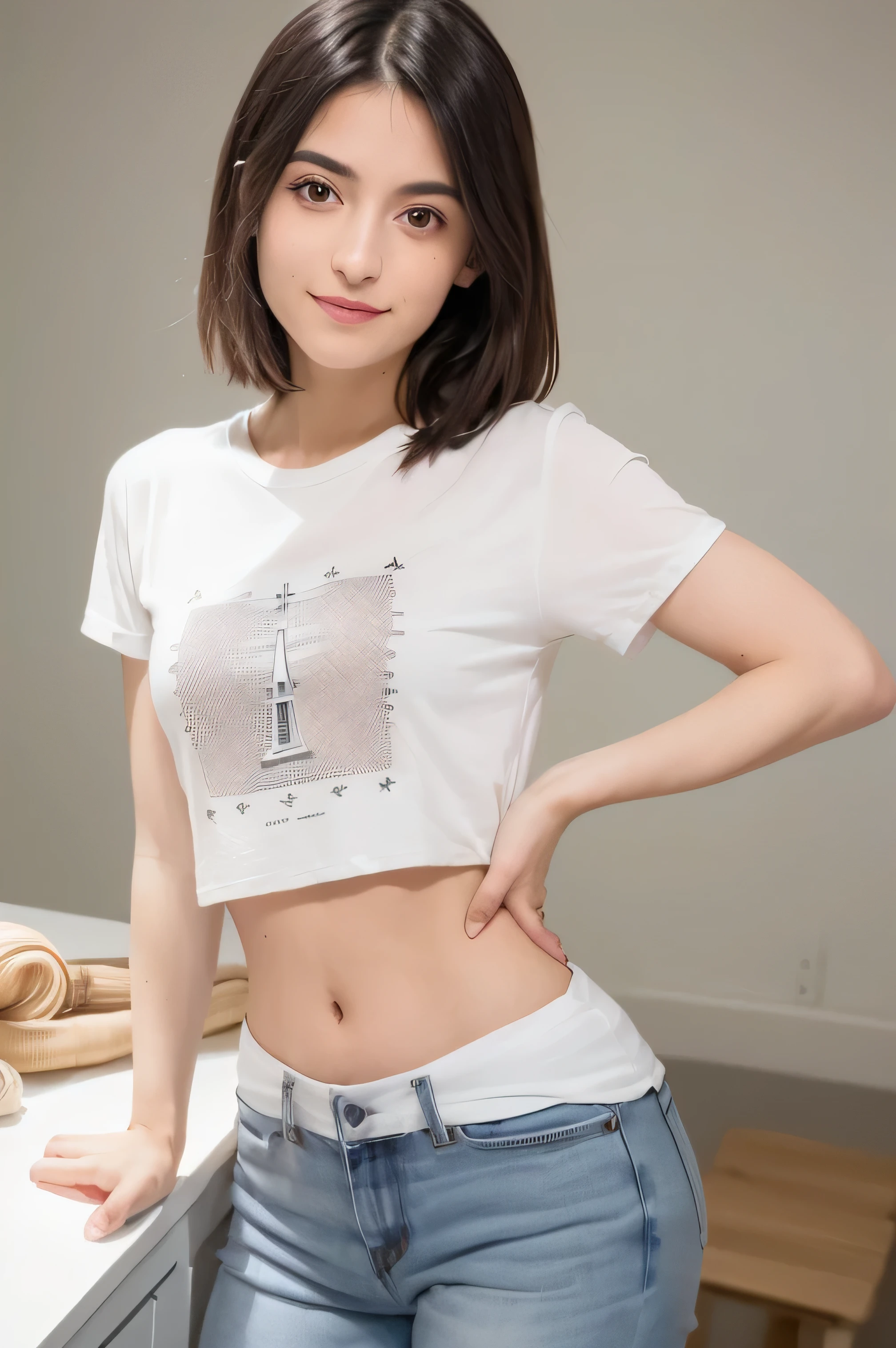 habillé, (photo Réaliste:1.4), (hyper Réaliste:1.4), (Réaliste:1.3),
(Un éclairage plus doux:1.05), (augmenter la qualité de l'éclairage cinématographique:0.9), 32k,
1fille,fille de 20 ans, Réaliste lighting, rétroéclairage, lumière sur le visage, Trace de rayons, (lumière éclaircissante:1.2), (Augmenter la qualité:1.4),
(peau à texture réelle de la meilleure qualité:1.4), yeux finement détaillés, visage finement détaillé, yeux finement de qualité,
(fatigué et somnolent et satisfait:0.0), gros plan du visage, T-shirts,
(Augmente l'humeur de la ligne du corps:1.1), (Augmente la beauté de la texture de la peau:1.1)