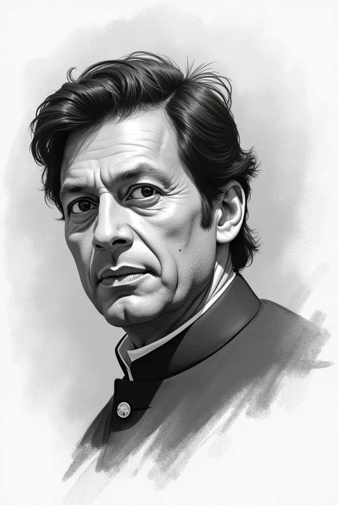 Create Imran Khan sketch and Quaid e Azam sketch 