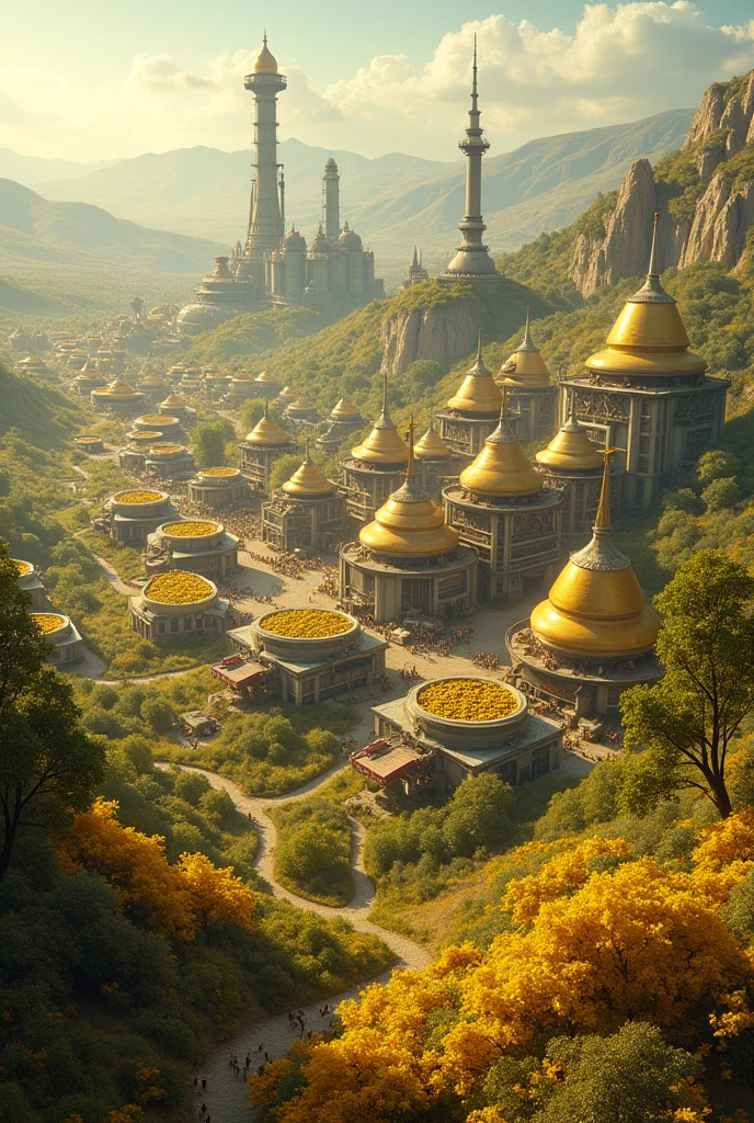 generates an image of a beekeeping empire