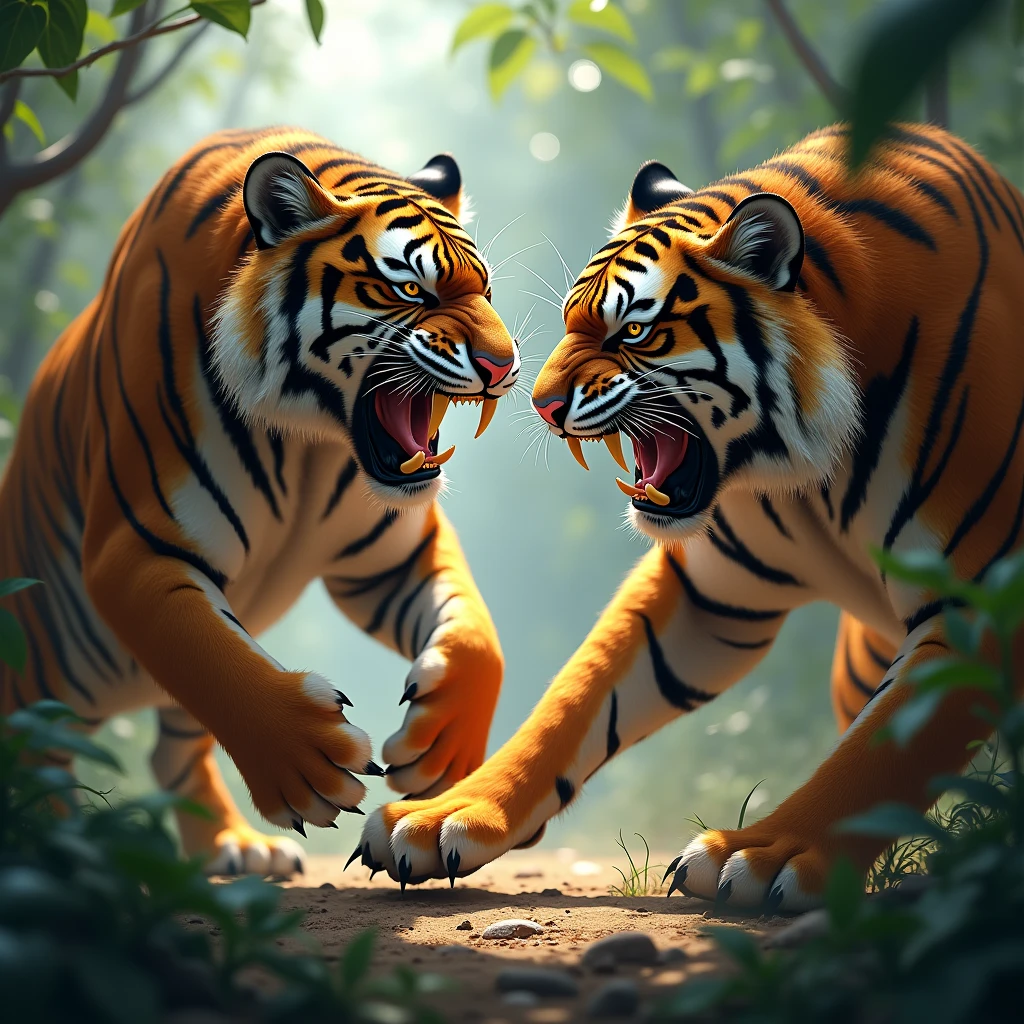 Aggressive tigers