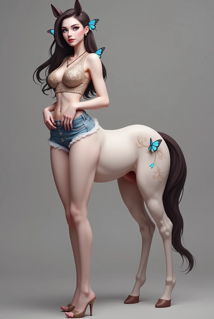 Girl naked fucking with horse