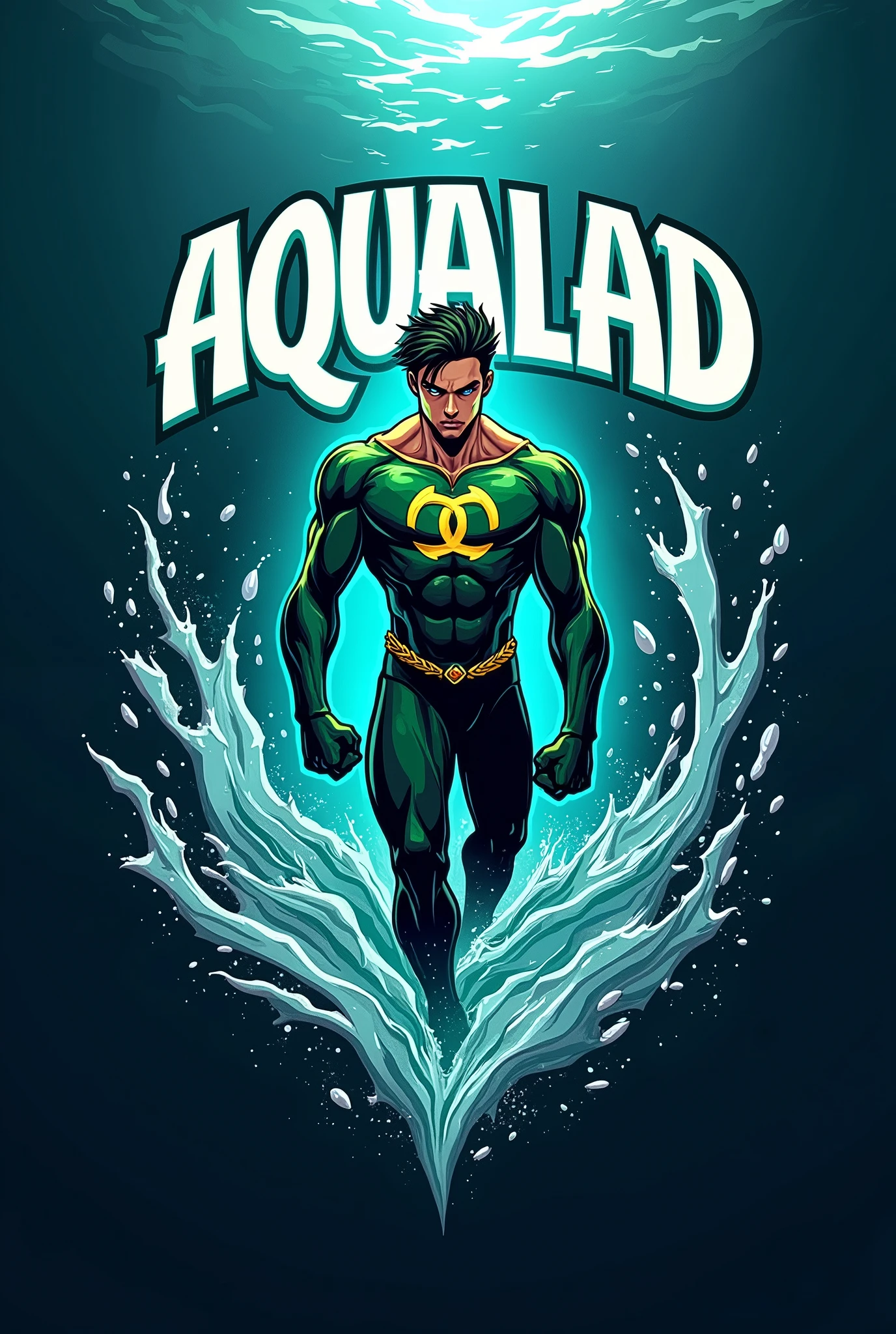 create aqualad dc comics logo