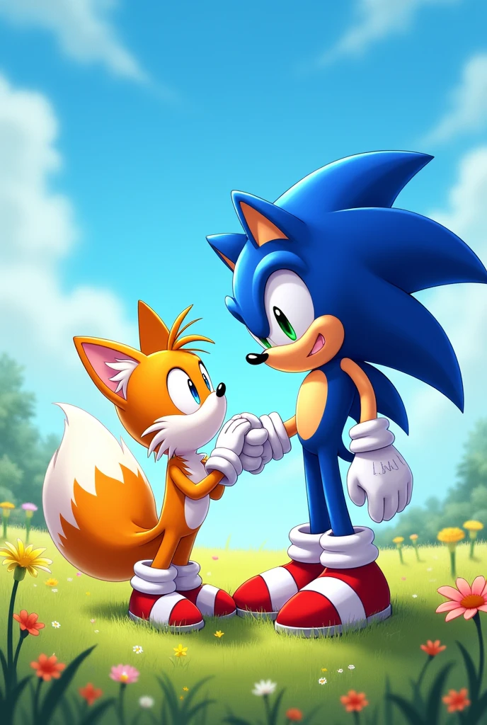 tails se enamora de Sonic