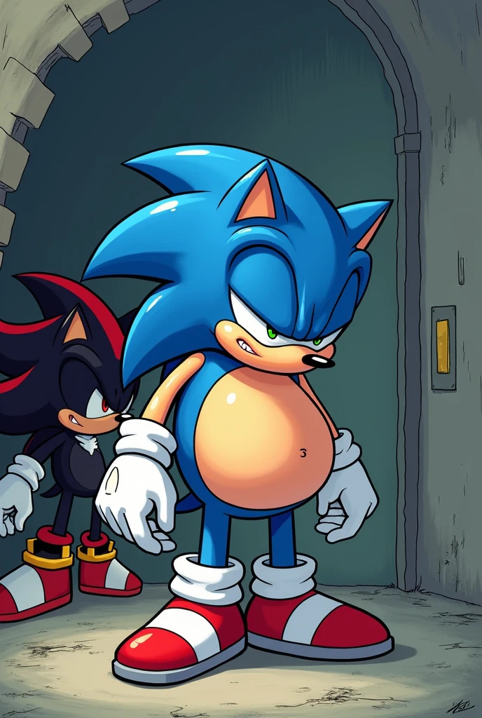 Sonic, tetas grandes, Eyelashes, culo grande, curvilinear