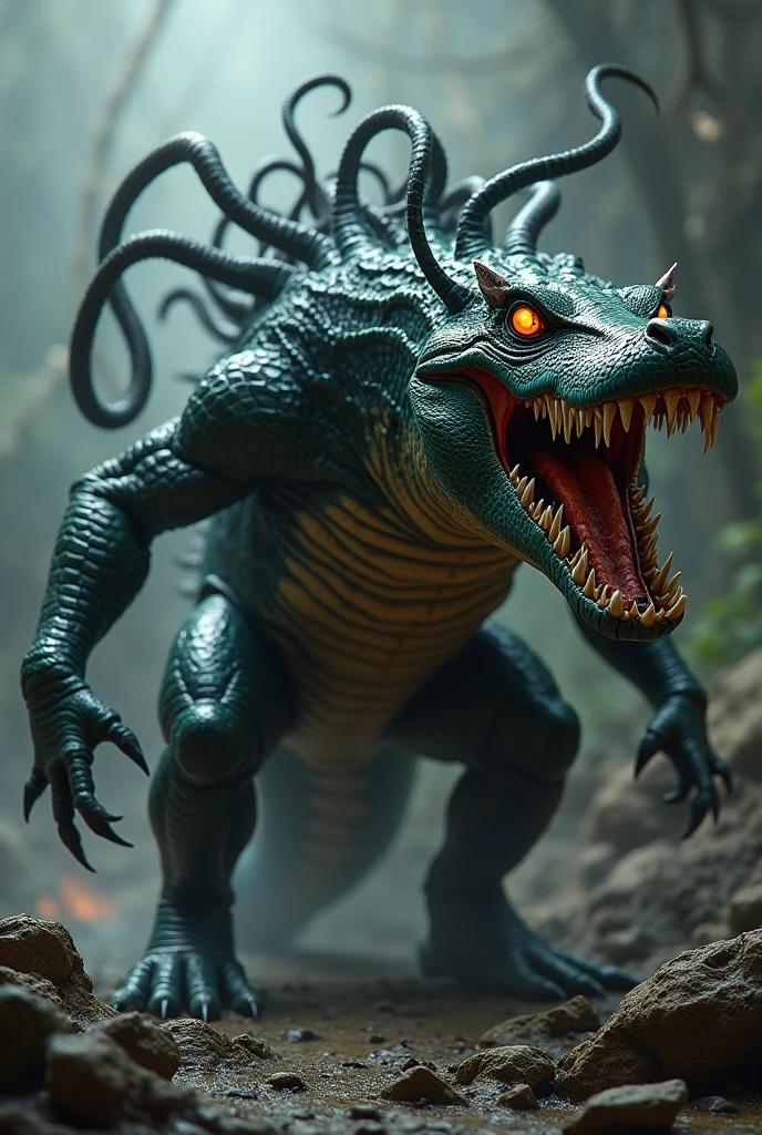 Venom and crocodile 🐊fyt hybrid dangerous 

