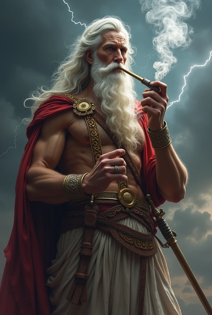 Zeus smoking