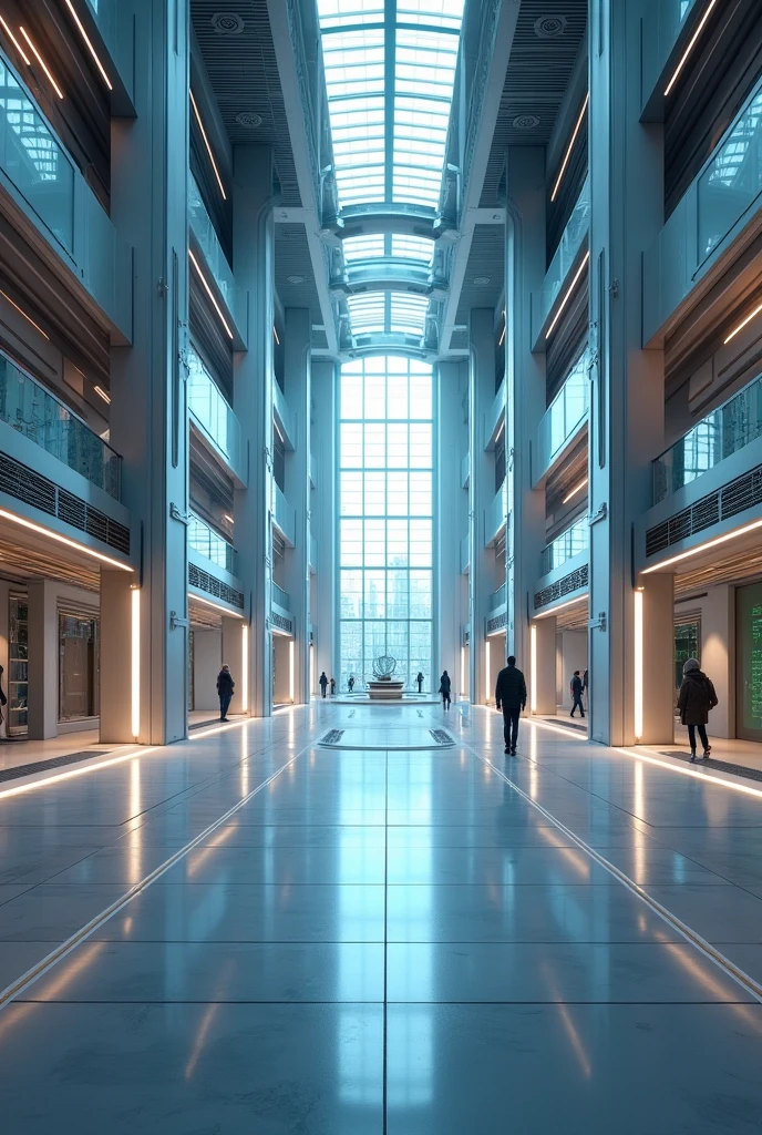 A high tech hall
Based on future 