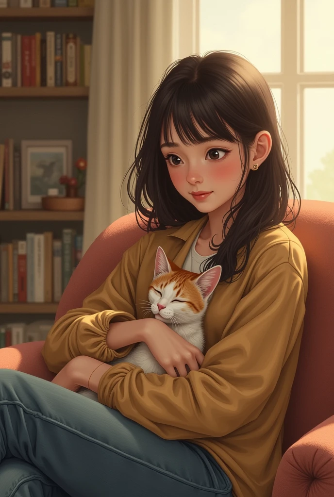 Sandy had always wanted a cat, but it took her a while to convince her parents to let her get one. She promised to take care of it and clean the litter box, and they finally relented. That was 8 years ago, and she's been a cat person ever since.