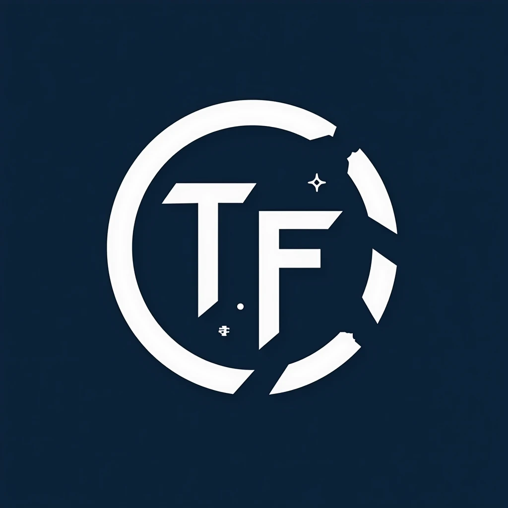 Logo Design:*
- Description: Stylized "TF" monogram with a thick broken white circle with brain, idea, science, books, paintbrush, colors, bulb, plant, cube, technology symbol should be there.
- Color Scheme:
- Primary Color: Navy Blue (#032B44)
- Secondary Color: White (#FFFFFF)
Note: Don't use any other color rather than Navy blue and white
*Icon Variations:*
- Social media icon (1:1 aspect ratio)
*Design Elements:*
- Stylized "TF" monogram
- white circle around the logo
- Broken circle at the top (small gap)
- Navy Blue and White color scheme
*Design Principles:*
- Modern and simple design
- Emphasis on truth and accuracy
- Memorable and scalable for various use case